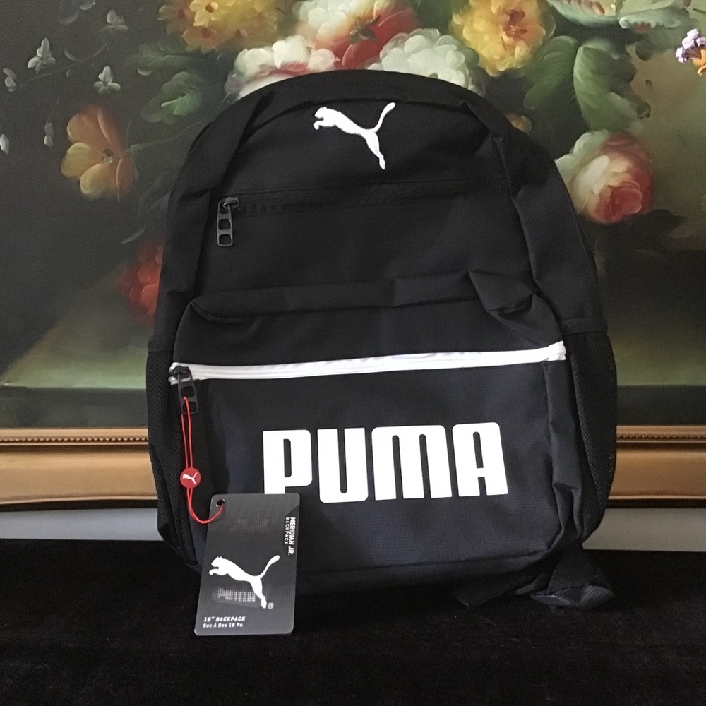 NWT Puma Unisex Women Men Phase Backpack black